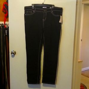 BONGOPlus Straight Leg Black stretch denim